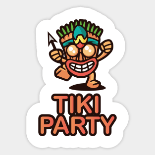 TIKI PARTY Sticker